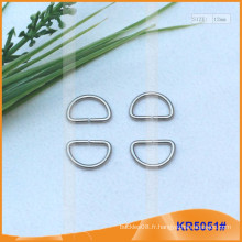 Boucles en métal de 12 mm, régulateur de métal, anneau en D en métal KR5051